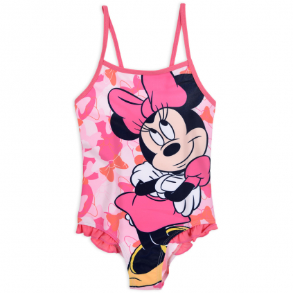 Dievčenské plavky DISNEY MINNIE MAŠĽA ružové