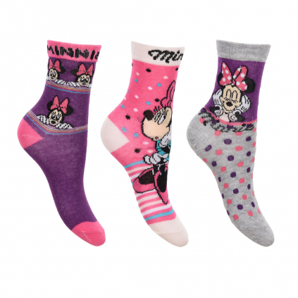 Dievčenské ponožky DISNEY MINNIE PACK 2