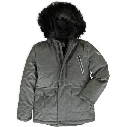 Chlapčenská zimná bunda LEMON BERET URBAN STYLE šedá