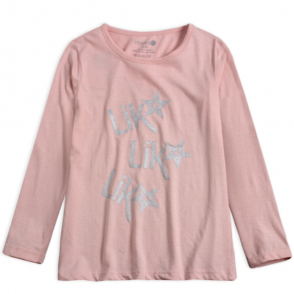 Dievčenské tričko VENERE LIKE svetlo ružové