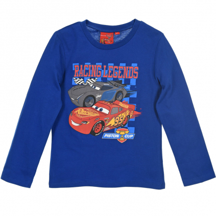 Chlapčenské tričko DISNEY CARS RACING LEGENDS modré