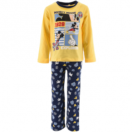 Chlapčenské pyžamo MICKEY MOUSE EXPLORER žlté