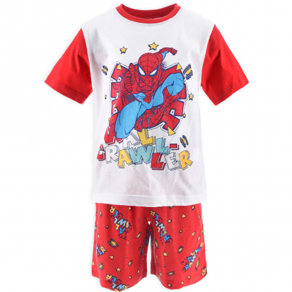 Chlapčenské pyžamo MARVEL SPIDERMAN WALL CRAWLER červené
