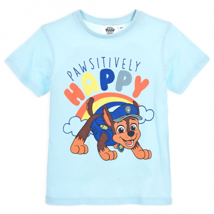 Chlapčenské tričko PAW PATROL HAPPY modré