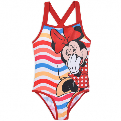 Dievčenské plavky DISNEY MINNIE HAPPY GENERATION červené