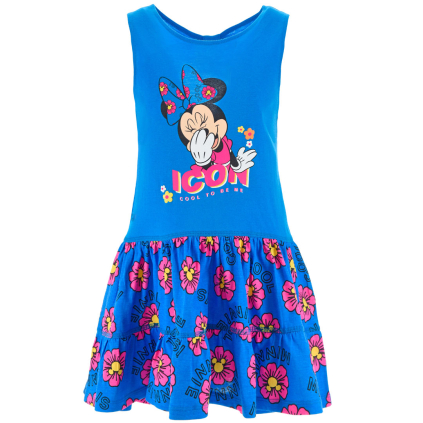 Dievčenské šaty DISNEY MINNIE ICON modré