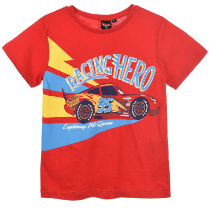 Chlapčenské tričko DISNEY CARS RACING HERO červené