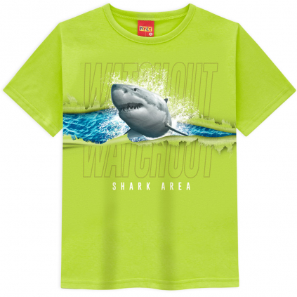 Chlapčenské tričko KYLY SHARK zelené