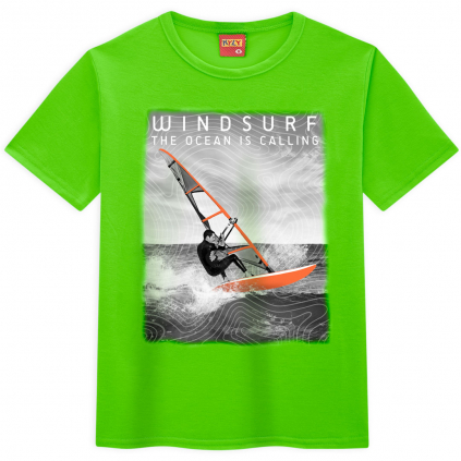 Chlapčenské tričko KYLY WINDSURF zelené