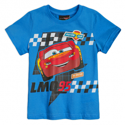 Chlapčenské tričko DISNEY CARS PISTON CUP modré