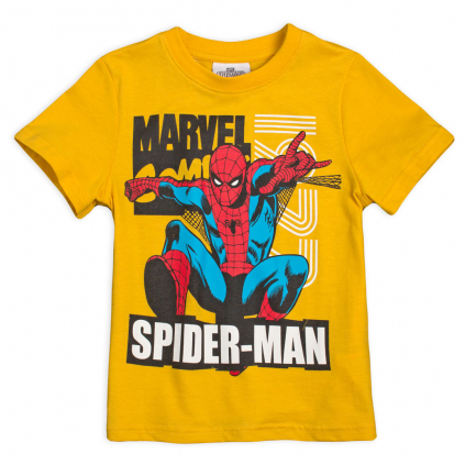 Chlapčenské tričko MARVEL SPIDERMAN žlté