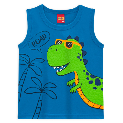Chlapčenské tričko KYLY DINO modré