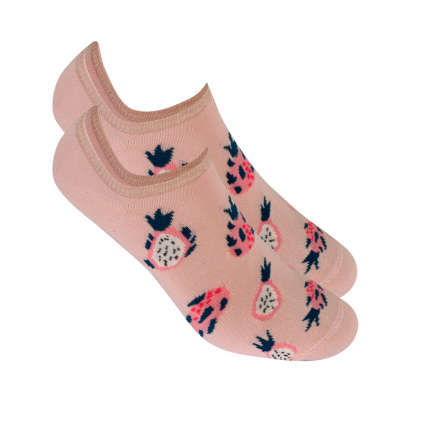 Dievčenské členkové ponožky WOLA TROPIC ružové