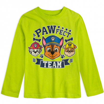 Detské tričko PAW PATROL TEAM zelené