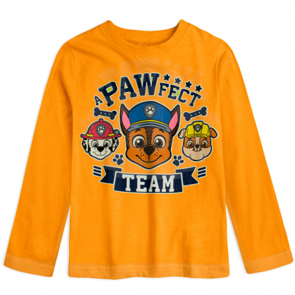 Detské tričko PAW PATROL TEAM oranžové