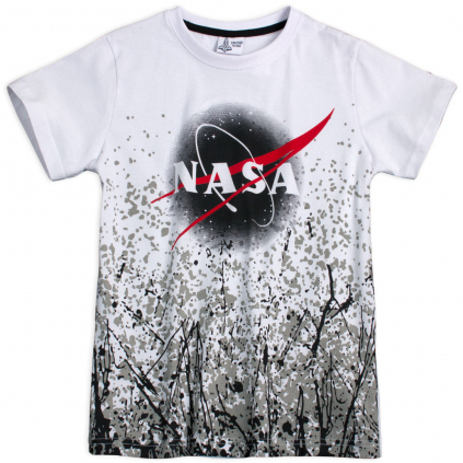 Chlapčenské tričko NASA SPACE biele