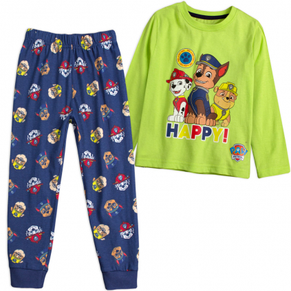 Chlapčenské pyžamo PAW PATROL HAPPY zelené