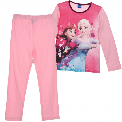 Dievčenské pyžamo DISNEY FROZEN SISTERS ružové