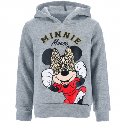 Dievčenská mikina DISNEY MINNIE šedá