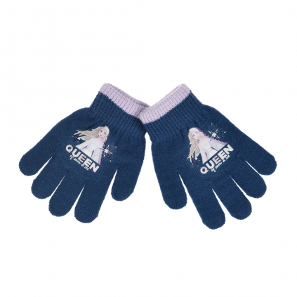 Dievčenské rukavice DISNEY FROZEN tmavo modré