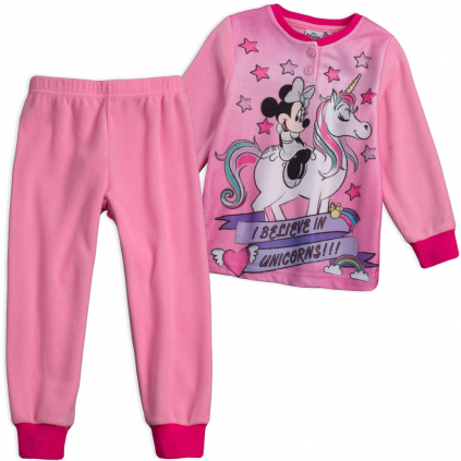 Dievčenské pyžamo DISNEY MINNIE JEDNOROŽEC pink
