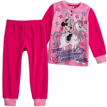 Dievčenské pyžamo DISNEY MINNIE JEDNOROŽEC fuchsia