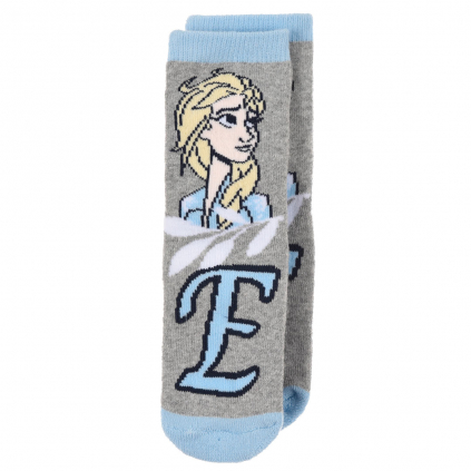Dievčenské termo ponožky DISNEY FROZEN ELSA šedé