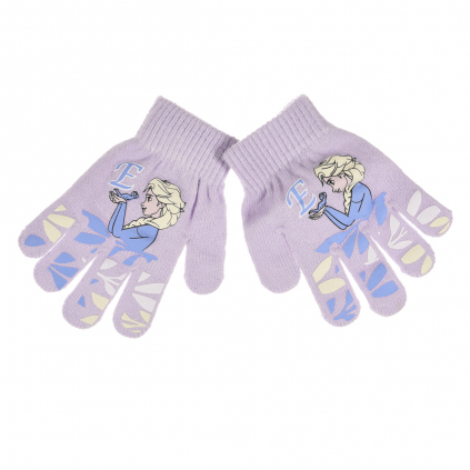 Dievčenské rukavice DISNEY FROZEN ELSA lila