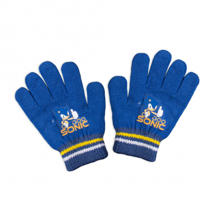 Chlapčenské rukavice SONIC modré
