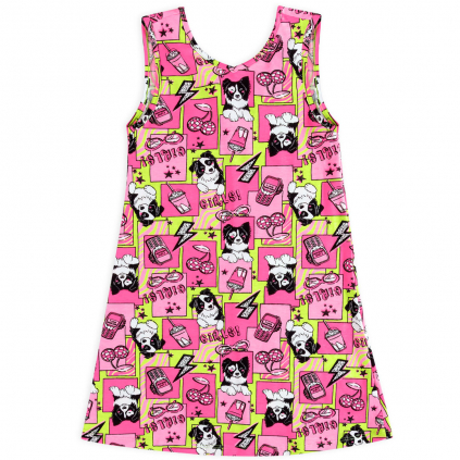 Dievčenské šaty BEE LOOP GIRLS! ružové
