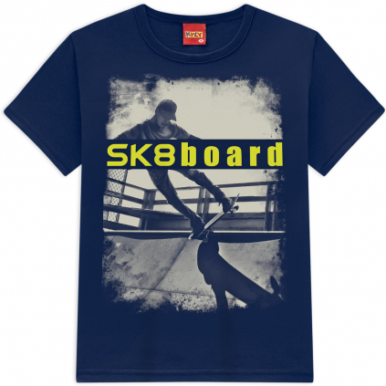 Chlapčenské tričko KYLY SK8BOARD modré