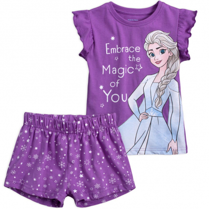 Dievčenské pyžamo DISNEY FROZEN MAGIC fialové