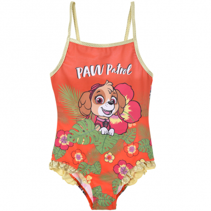 Dievčenské plavky PAW PATROL SUNLIGHT oranžové