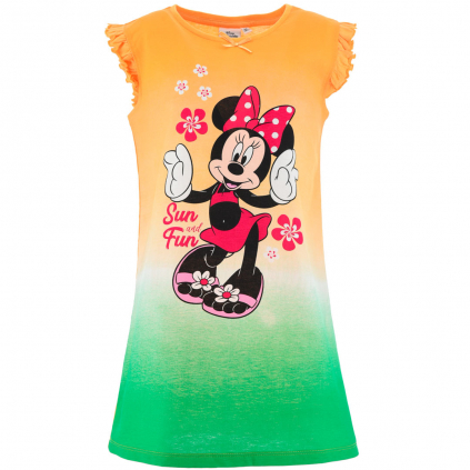 Dievčenská nočná košeľa DISNEY MINNIE SUNLIGHT oranžová