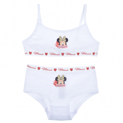 Dievčenská spodná súprava DISNEY MINNIE SPORTY biela