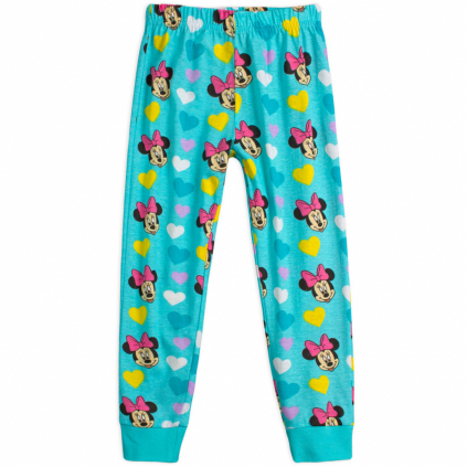 Dievčenské pyžamové nohavičky DISNEY MINNIE PICTURE tyrkysové