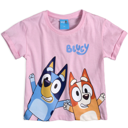 Dievčenské tričko BLUEY ružové