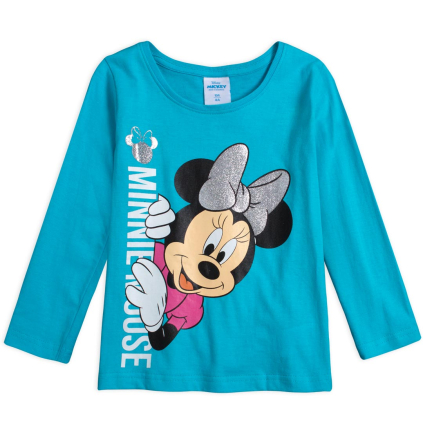 Dievčenské tričko DISNEY MINNIE FASHION tyrkysové