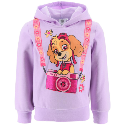 Dievčenská mikina PAW PATROL PHOTO fialová