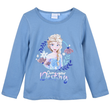 Dievčenské tričko DISNEY FROZEN DESTINY modré