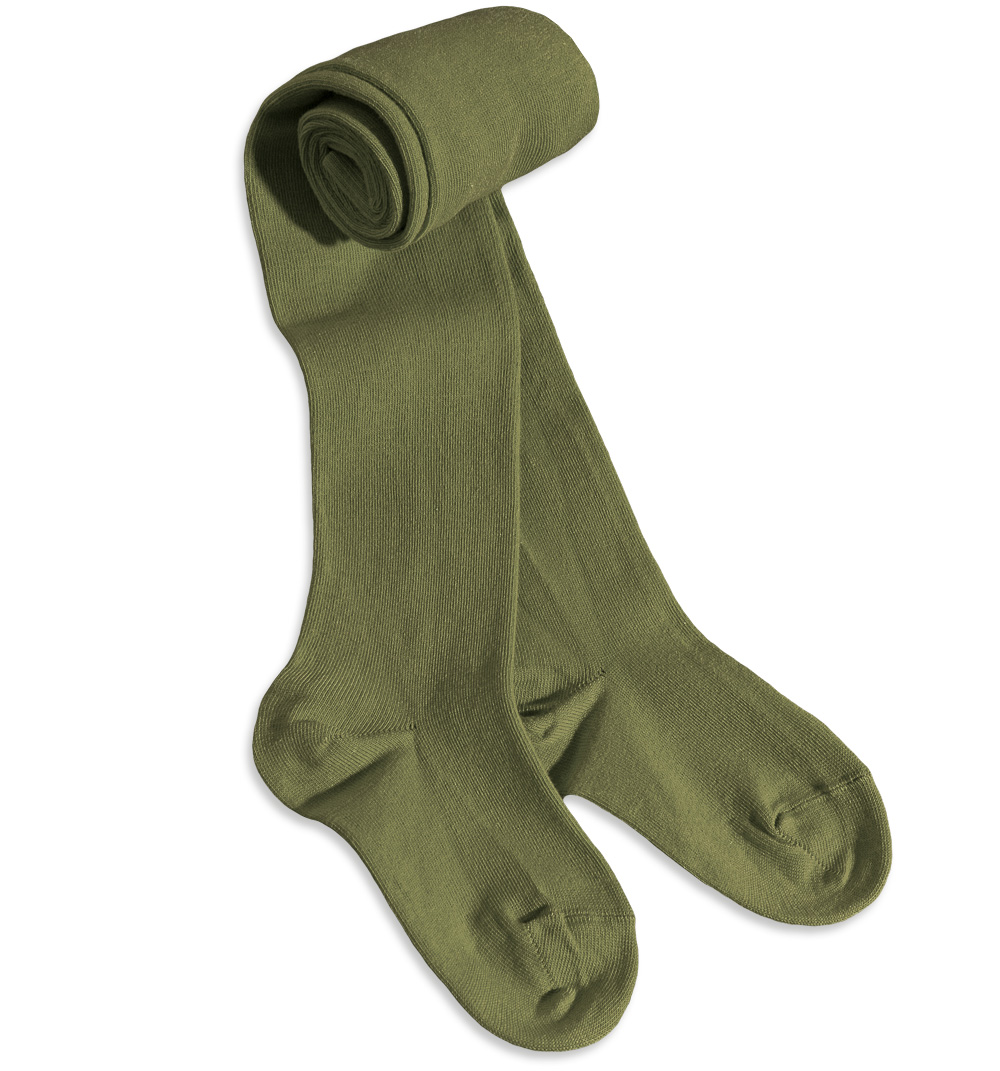 Detské pančuchy WOLA ZELENÉ KHAKI V72