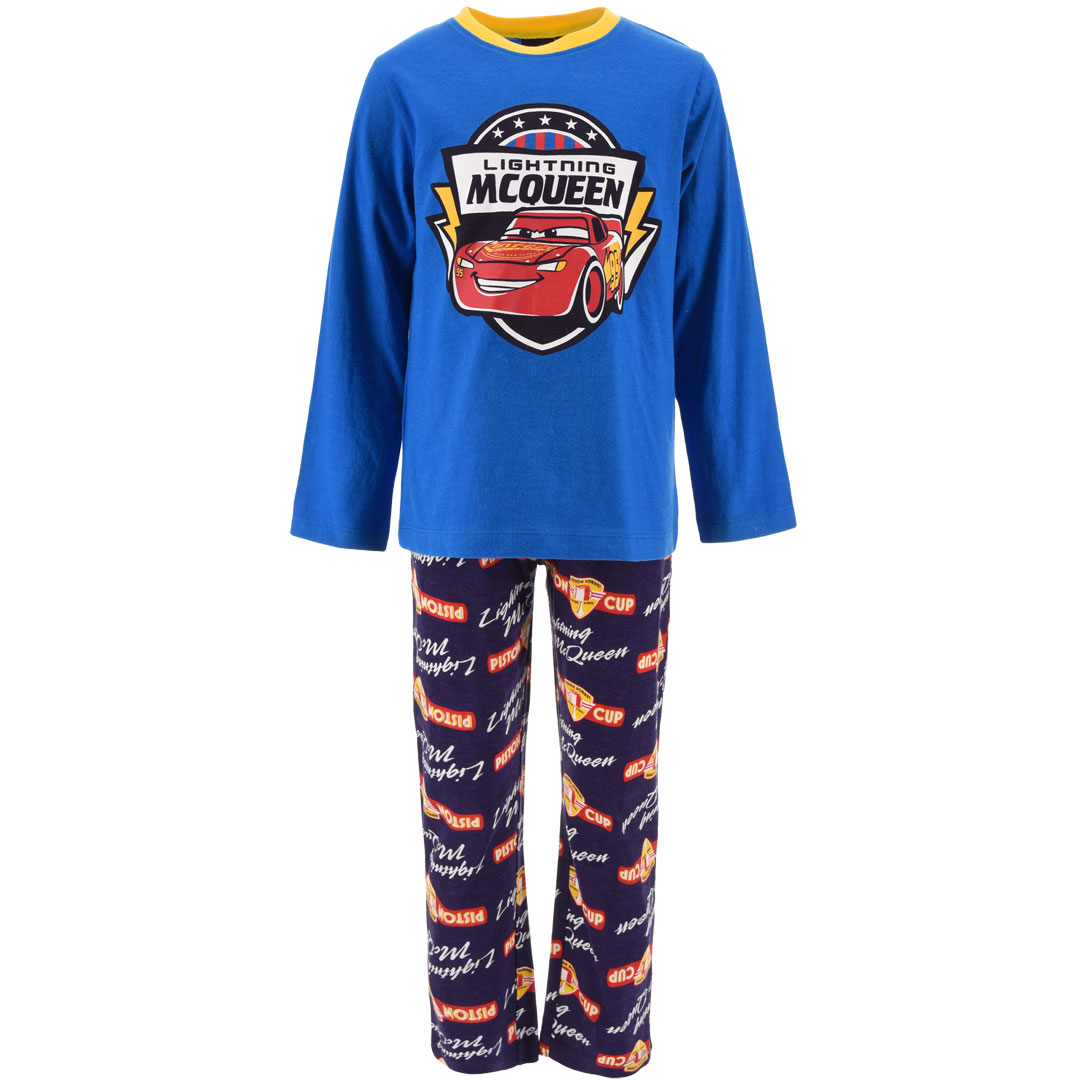 Chlapčenské pyžamo DISNEY CARS BLESK McQUEEN modré