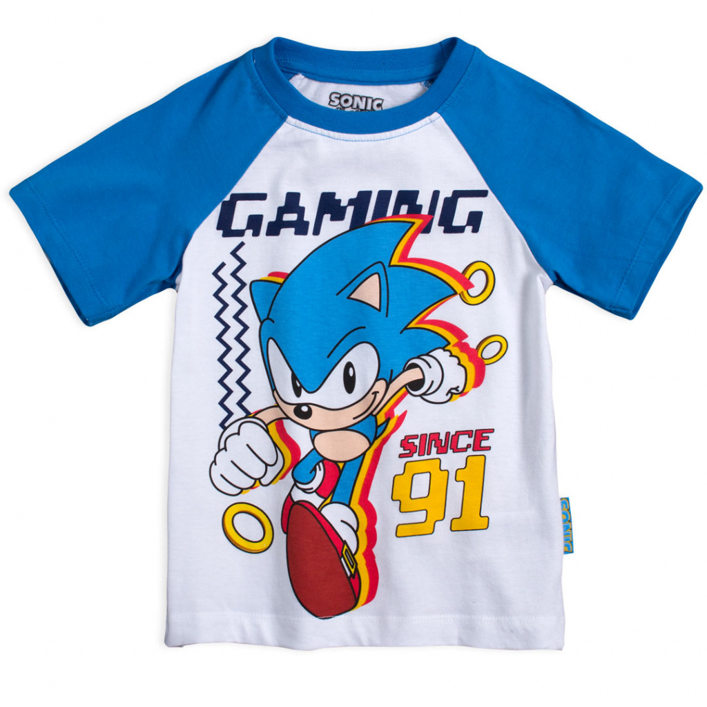 Chlapčenské tričko SONIC GAMING modré