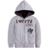 Dievčenská rozopínacia mikina Mix´nMATCH SWEETY GIRL šedá