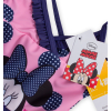 Dievčenské plavky vcelku DISNEY MINNIE BODKY ružové