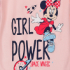 Dievčenské tričko z bio bavlny DISNEY MINNIE GIRL POWER ružové