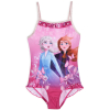 Dievčenské plavky DISNEY FROZEN ANNA a ELSA tmavo ružové