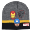 Chlapčenská čiapka a rukavice AVENGERS šedá