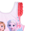 Dievčenské plavky DISNEY FROZEN ANNA a ELSA ružový volán