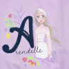 Dievčenská mikina z BIO bavlny DISNEY FROZEN ARENDELLE lila